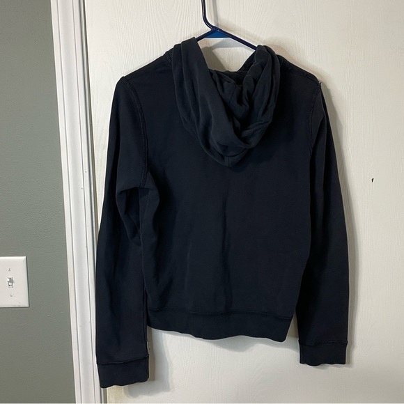 Abercrombie & Fitch Kids Vintage Y2K Logo Navy Zip-Up Hoodie Jacket Size XL - Picture 6 of 8